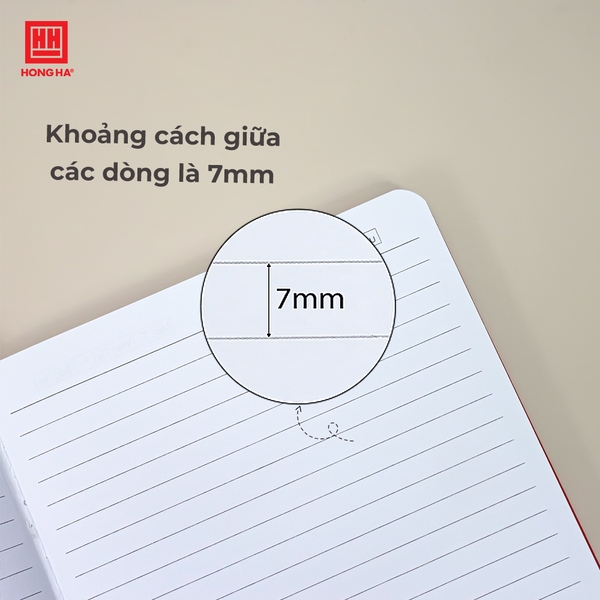 Sổ da B5 Hồng Hà Office book Plus 240 trang - 4636
