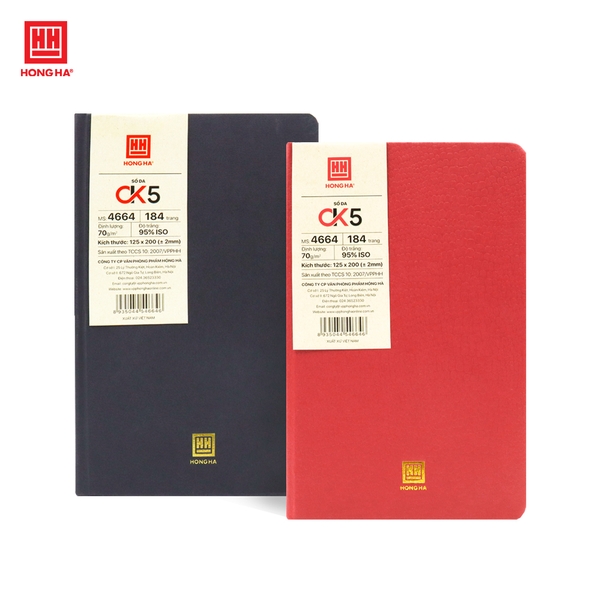 Sổ da Hồng Hà CK5 184 trang - 4664