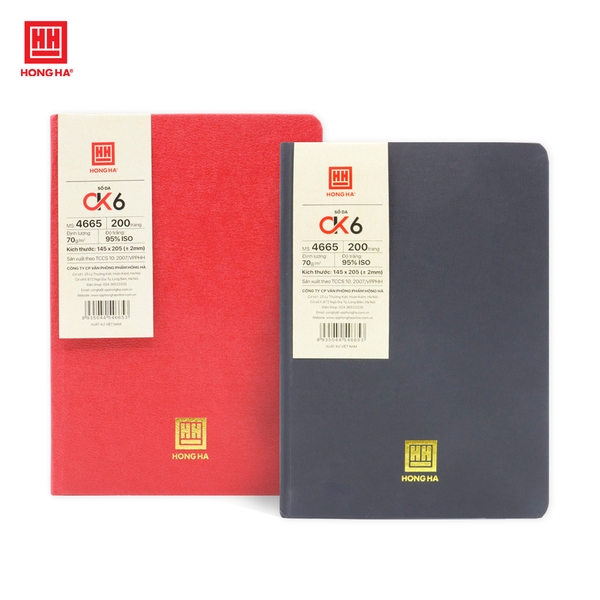 Sổ da Hồng Hà CK6 200 trang - 4665