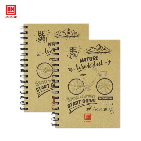 Sổ lò xo 200 trang A5 Green Plant - 4155