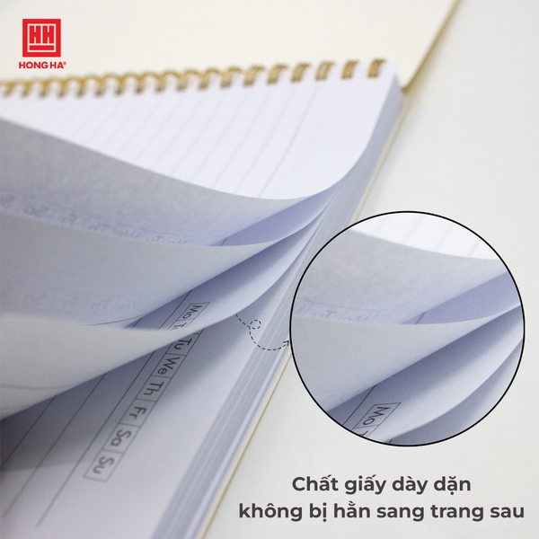 Sổ lò xo 200 trang A6 Hồng Hà Tổ quốc - 4015