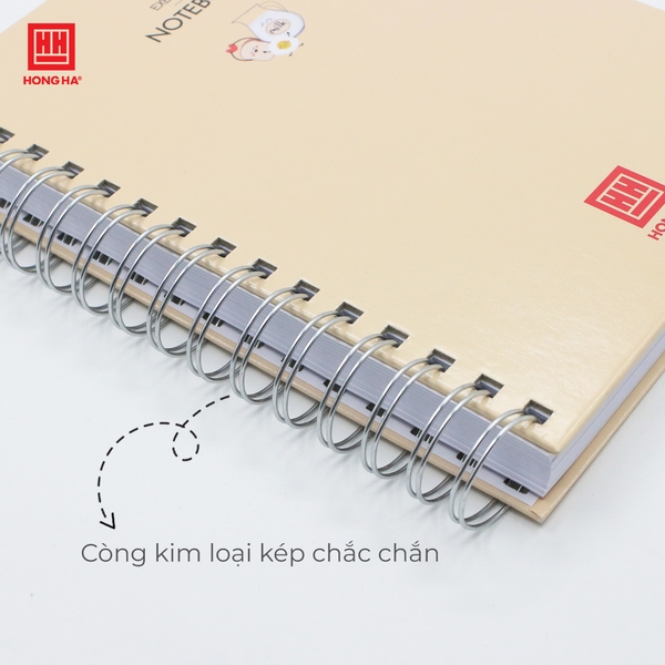 Sổ lò xo bìa bồi A5 Exercise Notebook 300 trang - 4007