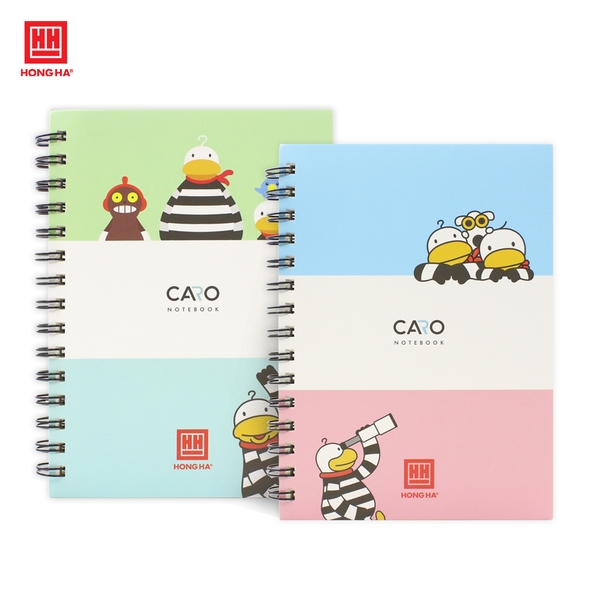 Sổ lò xo kẻ caro 200 trang A5 Hồng Hà Oringa - 4175