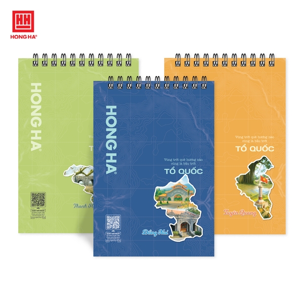 Sổ Lò Xo 160 Trang A6 Hồng Hà 34 Tỉnh Thành - 4207