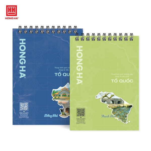 Sổ Lò Xo 160 Trang A5 Hồng Hà 34 Tỉnh Thành - 4208