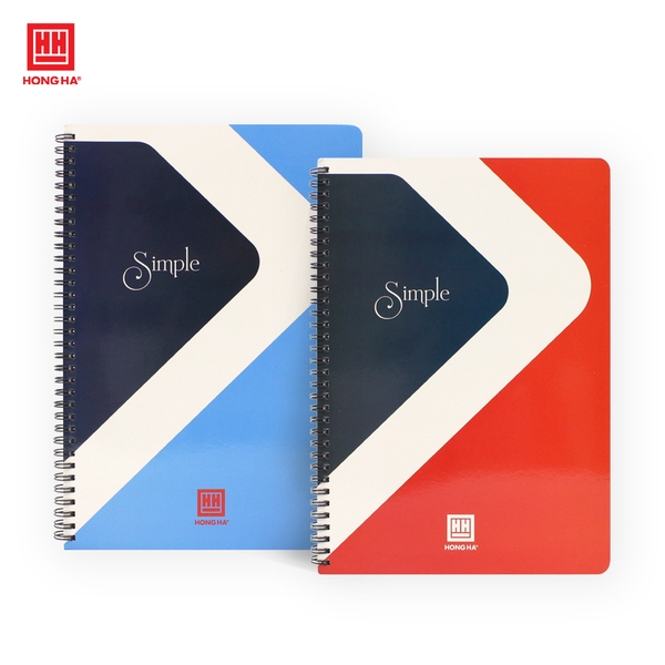 Sổ lò xo Simple 200 trang A4 Hồng Hà - 3010