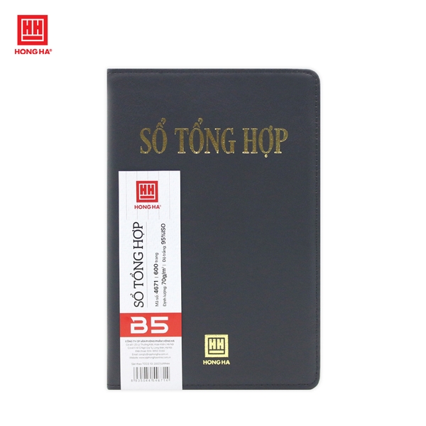 Sổ tổng hợp 600 trang B5 Hồng Hà - 4671
