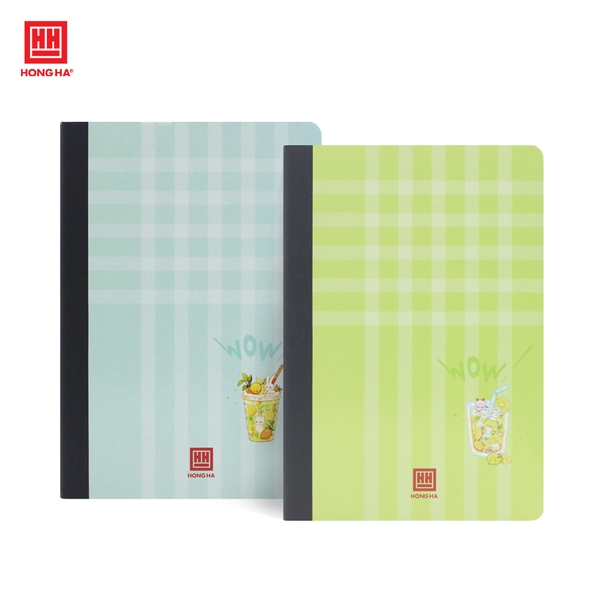 Sổ bìa bồi caro 200 trang A4 Hồng Hà Wow - 4652
