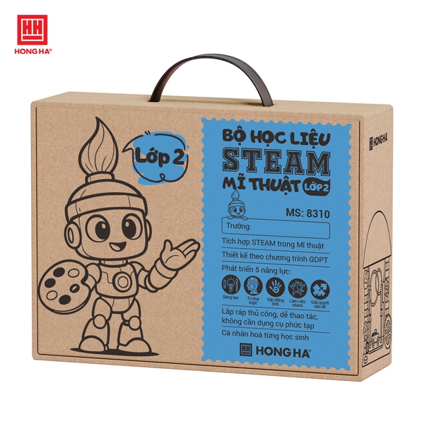 Bộ Học Liệu STEAM Mỹ Thuật Lớp 2 Hồng Hà - 8310