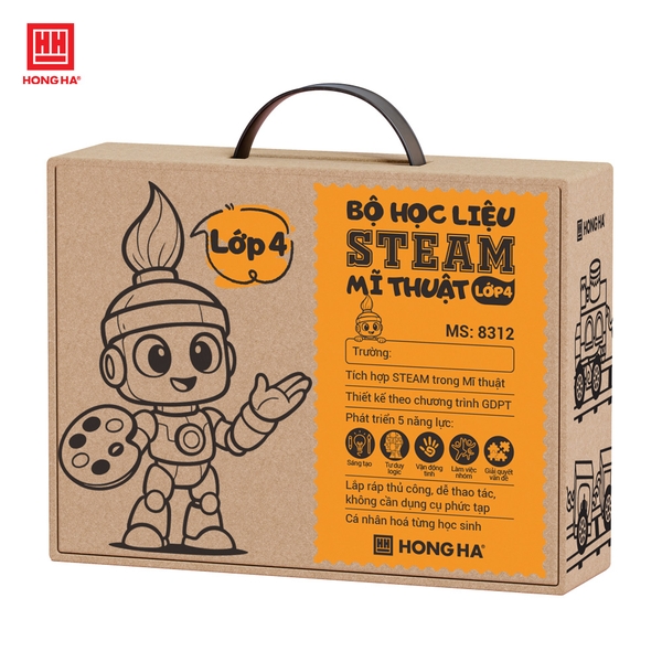 Bộ Học Liệu STEAM Mỹ Thuật Lớp 4 Hồng Hà - 8312