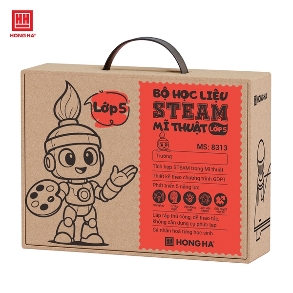Bộ Học Liệu STEAM Mỹ Thuật Lớp 5 Hồng Hà - 8313