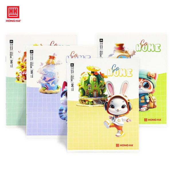 Vở 4 ô ly 96 trang Hồng Hà Class Go Home - 0334