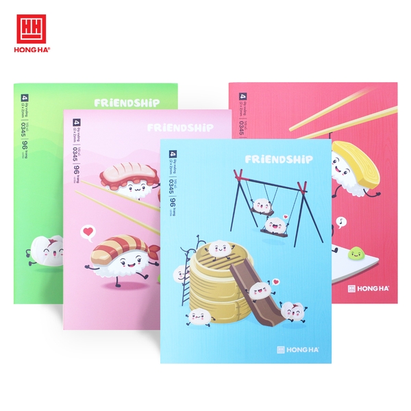 Vở 4 ô ly 96 trang Hồng Hà Class Tình bạn - 0345
