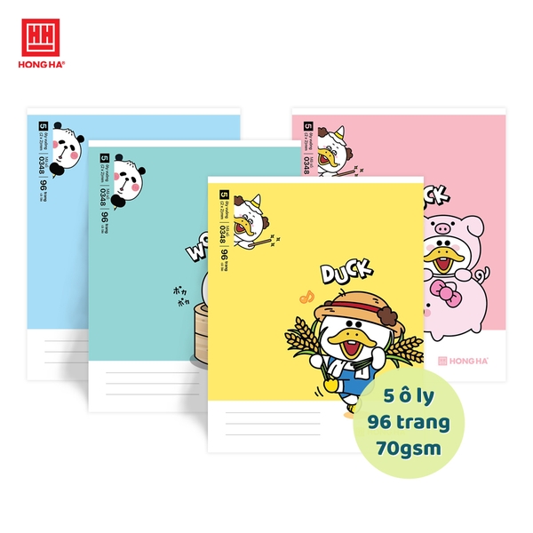 Vở 5 ô ly 96 trang Hồng Hà Class ArkDuck - 0348