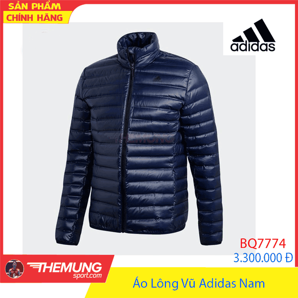 Áo Lông Vũ Adidas Nam Varilite Jacket BQ7774 Tím Than