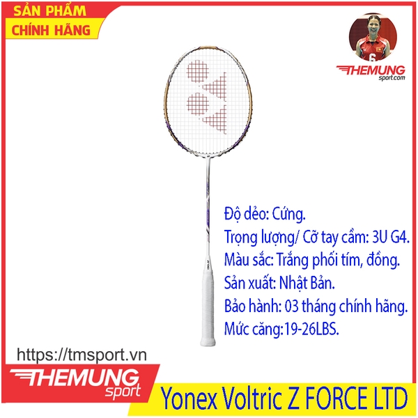 Vợt Cầu Lông Yonex Voltric Z FORCE LTD Thế Mừng Sport