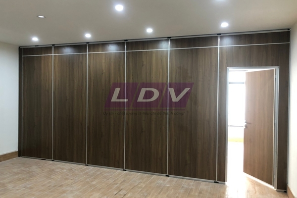 Công trình thực tế vách ngăn di động 20 B2 Hàm nghi