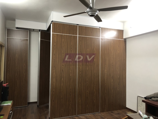 Dự án vách di động ngăn phòng ngủ tại chung cư Xala Hà Đông