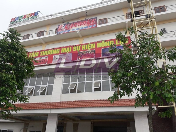 Công trình vách di động sự kiện tiệc cưới Hồng Lạc Hải Dương