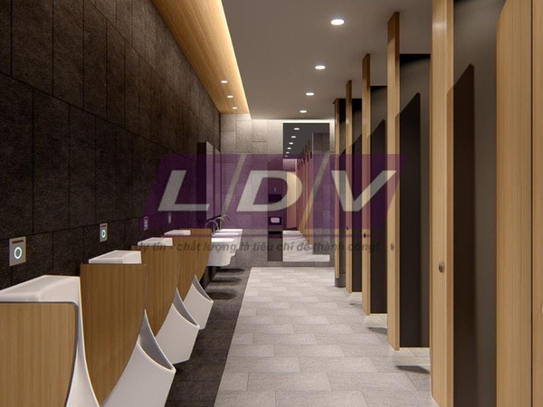 Tiêu chuẩn kích thước vách ngăn tiểu nam cho người Việt là bao nhiêu?