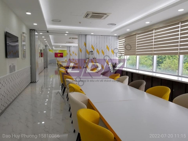 Dự án vách ngăn di dộng nhà ăn vip Samsung Phổ Yên