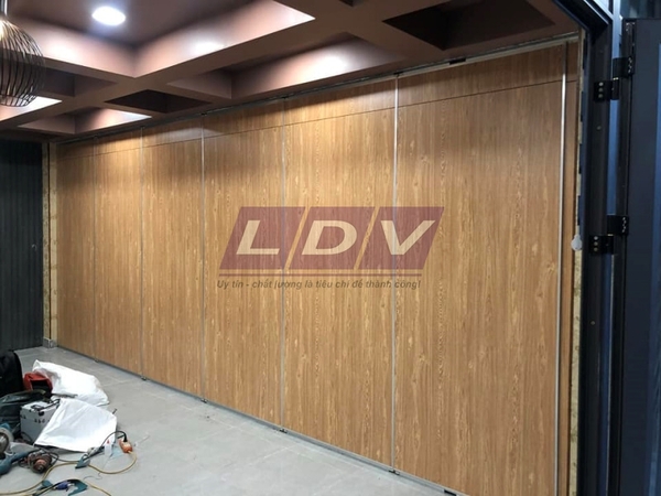 Dự án vách ngăn di động tại nhà hàng Thành Tín TP Tuyên Quang