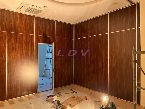 Bàn giao vách ngăn di động tại tòa G4 nhà ở xã hội Evergreen - Việt Yên - Bắc Giang