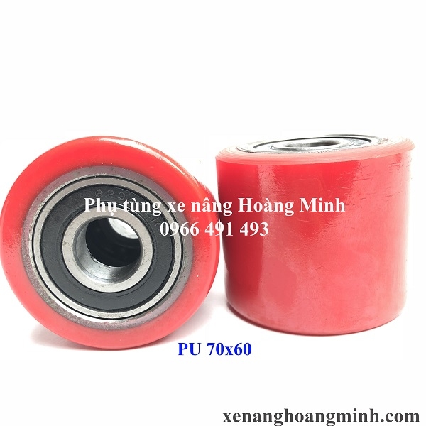 Bánh xe nâng tay PU - Phụ tùng xe nâng Hoàng Minh