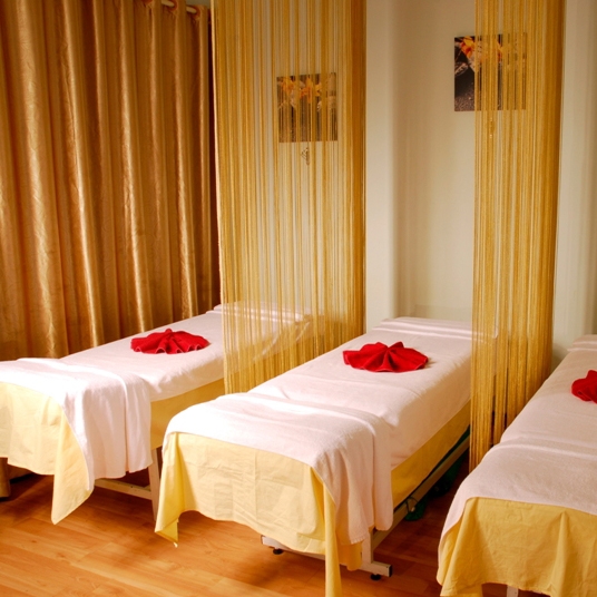 Ga Phủ giường Spa đẹp | Khăn Minh Phong