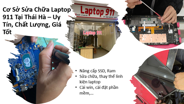 Tiệm sửa laptop 911 tại Đống Đa Hà Nội