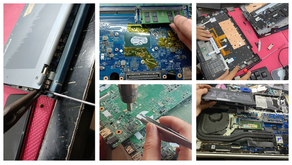 Sửa chữa, thay thế linh kiện laptop 