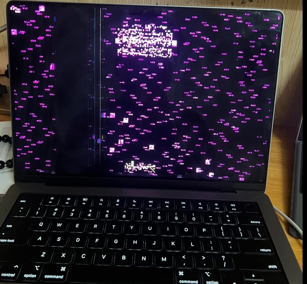Màn hình macbook bị lỗi