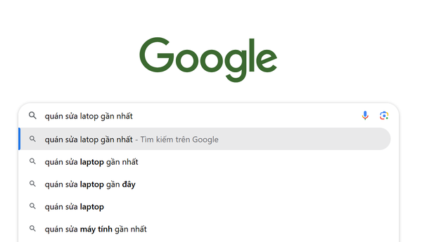 Tìm kiếm quán sửa gần nhất