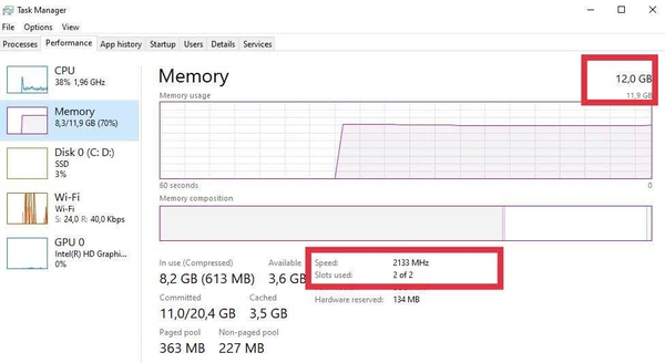 Cách kiểm tra xem có cần nâng cấp ram không