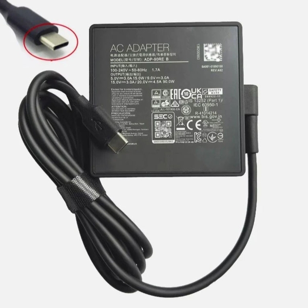 Sạc laptop Asus type-c 90w