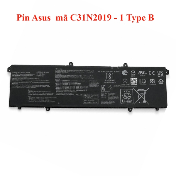 Pin laptop Asus mã C31N2019-1 type-B