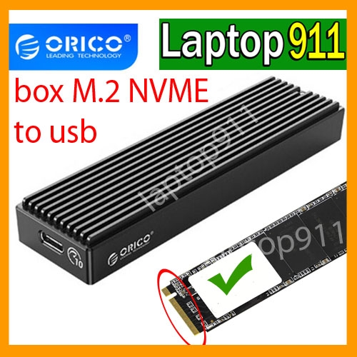 box chuyển SSD M2 Nvme ra USB - orico M2PV-C3