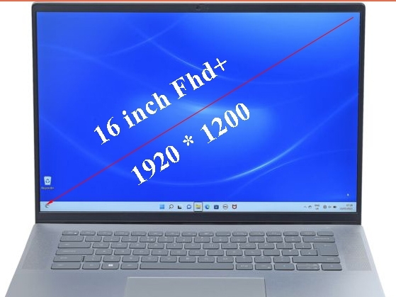 Màn 16.0 FHD+