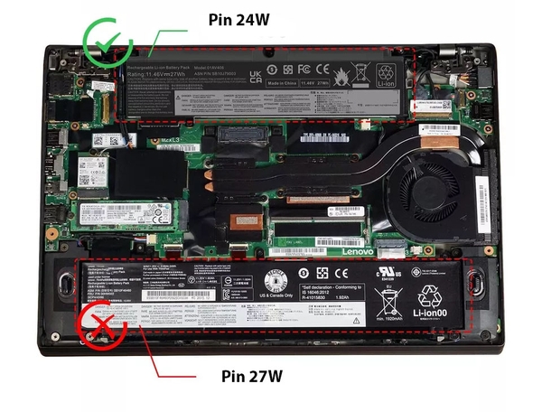 Pin laptop Lenovo T460S