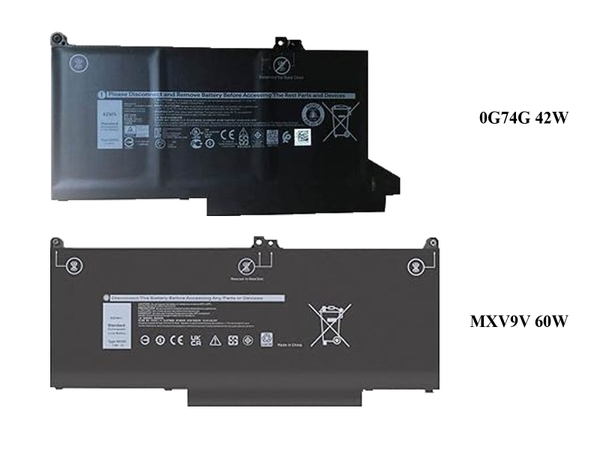 So sánh 2 pin 0G74G 42W và MXV9V 60W
