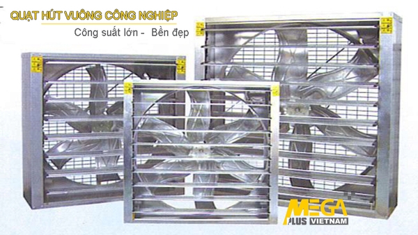 Giới thiệu Quạt thông gió vuông công nghiệp cho nhà xưởng và trang trại