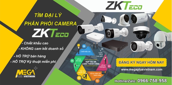 Tìm đại lý phân phối sản phẩm Camera quan sát thương hiệu ZKTeco tại Hà Nội