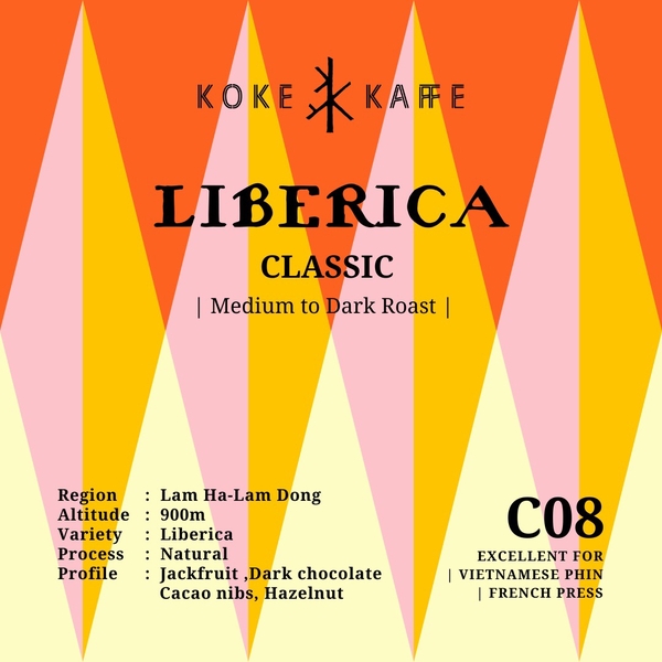 Liberica Classic- 賴比瑞卡特選單品