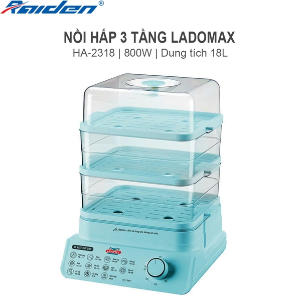 Nồi chưng, hấp, rã đông, tiệt trùng Ladomax Ha-2318 (1tx4)