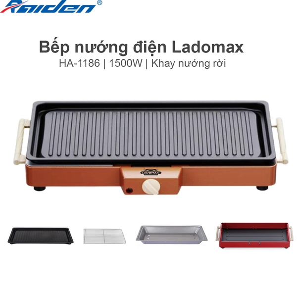 Bếp nướng điện Ladomax Ha-1186 (1tx8)