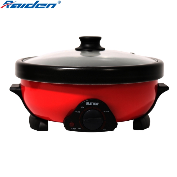 Lẩu điện 5L Matika MTK-9050 lòng nồi rời phủ chống dính