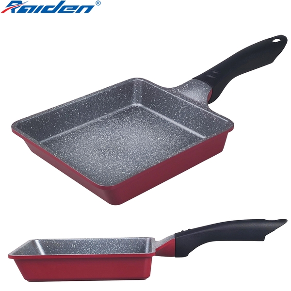 Chảo vuông đúc trứng 16x18cm đáy từ Greencook GCS01-1618