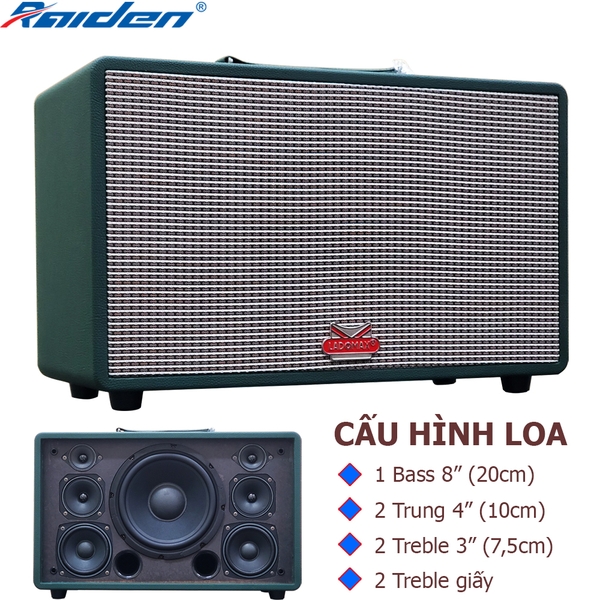 Loa xách tay bass đơn 20cm Ladomax T-120(DSP)