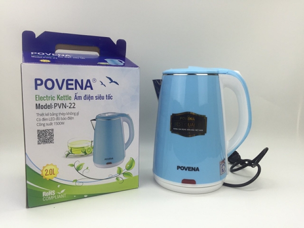 Ấm đun siêu tốc 2.0L Povena PVN-22