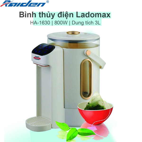 Bình thủy điện, bình đun nước thông minh Ladomax Ha-1630 (1tx4)